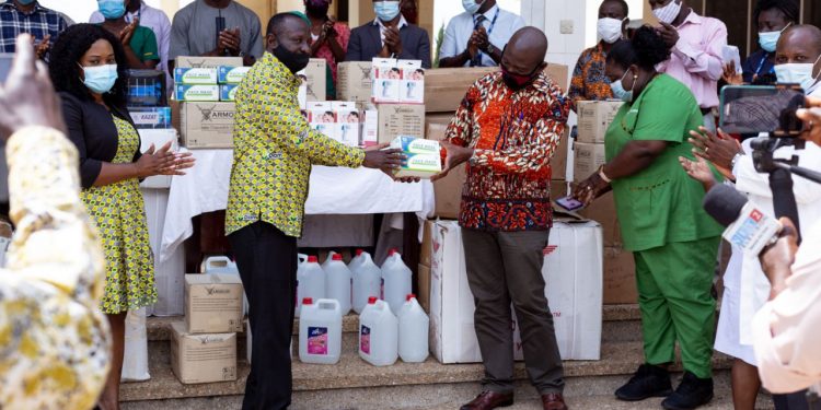 Olam donates to the Eastern Regional Hospital at Koforidua