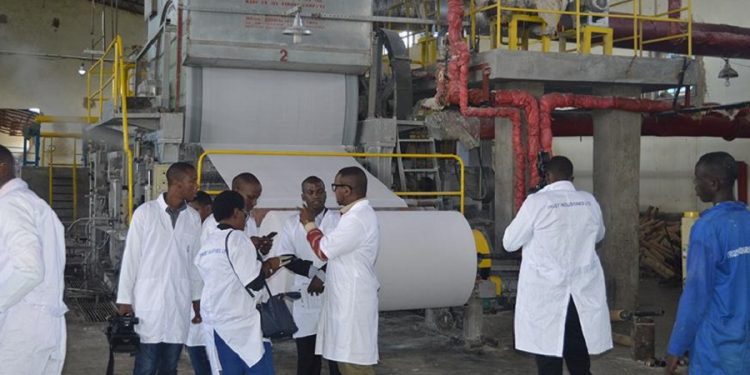 A picture taken from a manufacturing firm in Nigeria - norvanreports