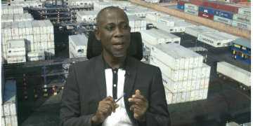 Head of the Imports and Exports Control Division of the FDA, Emmanuel Yaw Kwarteng, speaking on Eye on Port