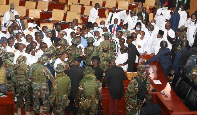 Melee at 8th Parliament - norvanreports