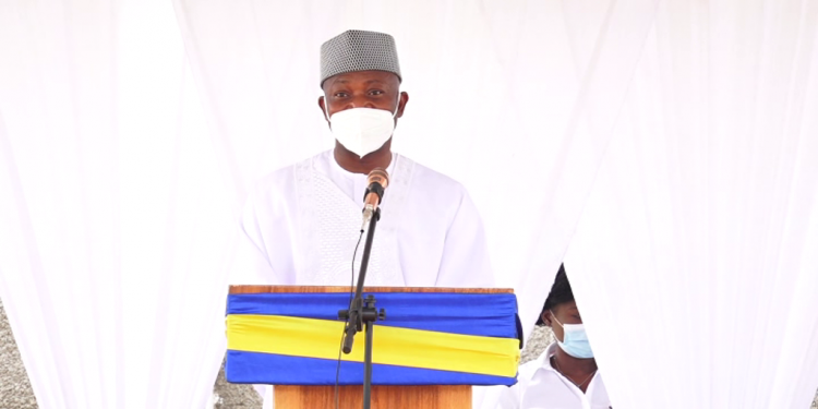 DG of GPHA, Michael Luguje speaking at the staff durbar