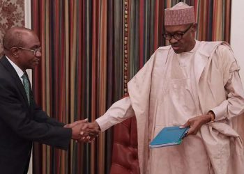 Nigeria's Central Bank Governor with President Buhari - norvanreports