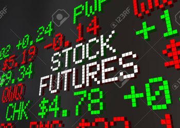 Stock Futures Early Trading Market Values Ticker Prices 3d Animation