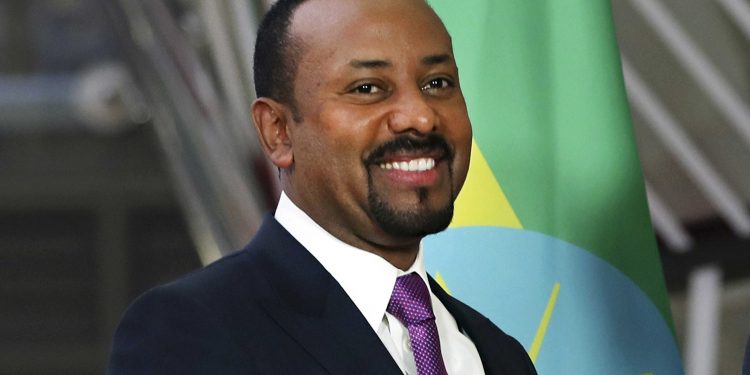 FILE - In this Thursday, Jan. 24, 2019 file photo, Ethiopian Prime Minister Abiy Ahmed at the European Council headquarters in Brussels. The 2019 Nobel Peace Prize was given to Ethiopian Prime Minister Abiy Ahmed on Friday Oct. 11, 2019. (AP Photo/Francisco Seco, file)