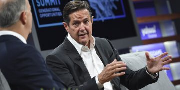 Barclays CEO Jes Staley participates in the Yahoo Finance All Markets Summit at Union West on Thursday, Oct. 10, 2019, in New York. (Photo by Evan Agostini/Invision/AP)
