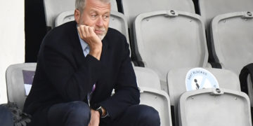 FILE - Chelsea soccer club owner Roman Abramovich attends the UEFA Women's Champions League final soccer match in Gothenburg, Sweden on Sunday, May 16, 2021. Abramovich, a former Russian provincial governor and Vladimir Putin ally who became a steel and metals magnate, is now a dual Israeli citizen with a net worth estimated at more than $13 billion. He has used his fortune to buy the British soccer club Chelsea and homes in London and New York. (AP Photo/Martin Meissner, File)