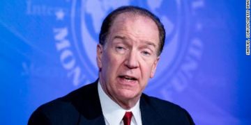 WASHINGTON, DC - MARCH 04: World Bank Group President David Malpass speaks during a joint press conference with IMF Managing Director Kristalina Georgieva on the recent developments of the coronavirus, COVID-19, and the organizations' responses on March 4, 2020 in Washington, DC. It was announced yesterday that the Annual Spring Meetings held by the IMF and World Bank in Washington, DC have been changed to virtual meetings due to concerns about COVID-19. (Photo by Samuel Corum/Getty Images)
