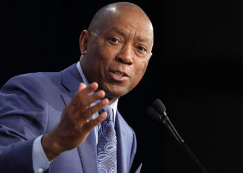 WASHINGTON, DC - JANUARY 25:  Houston Mayor Sylvester Turner addresses the U.S. Conference of Mayors 86th annual Winter Meeting at the Capitol Hilton January 25, 2018 in Washington, DC. The non-partisan conference of mayors from cities with populations of 300,000 or larger meet annually in Washington, DC.  (Photo by Chip Somodevilla/Getty Images)