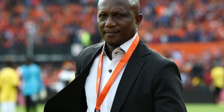 (GERMANY OUT) 31.05.2014, Fussball Laenderspiel in Rotterdam, Niederlande - Ghana  1-0, Trainer Kwesi Appiah (Ghana)  (Photo by Team 2 Sportphoto/ullstein bild via Getty Images)
