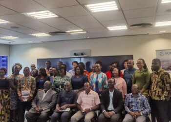 Participants at the launch of the World Bank report on the Climate and Health Vulnerability Assessment (CHVA) for Ghana