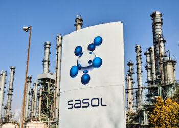 A sign in the octene and hexene solvents zone at Sasol Ltd.'s main plant which uses gasification to make fuel, in Secunda, Mpumalanga, South Africa, on Thursday, Aug. 18, 2022. Sasol is a global chemicals and energy company. Photographer: Waldo Swiegers/Bloomberg