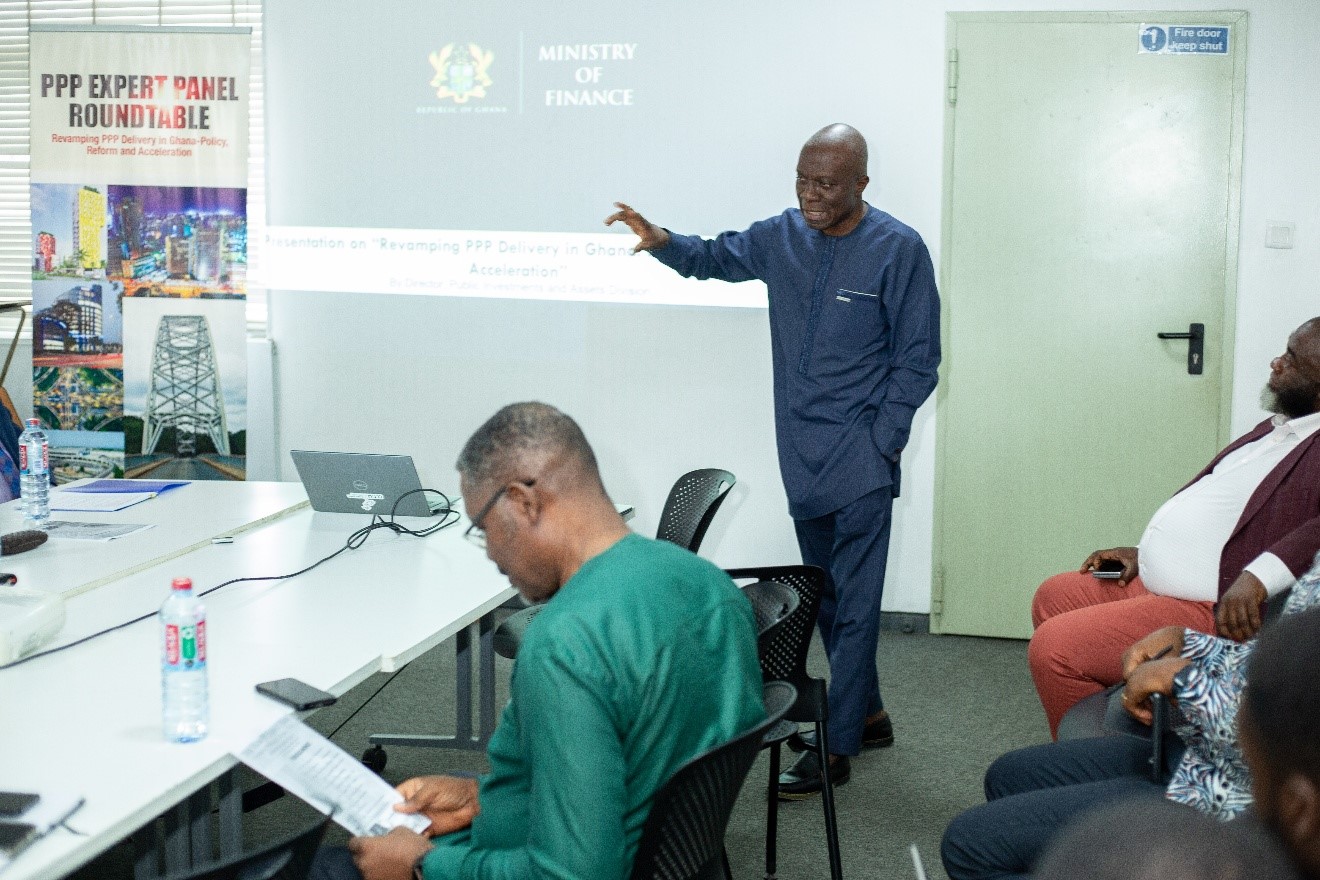 Mr Anthony Dzadra, Director, PIAD, delivering his address