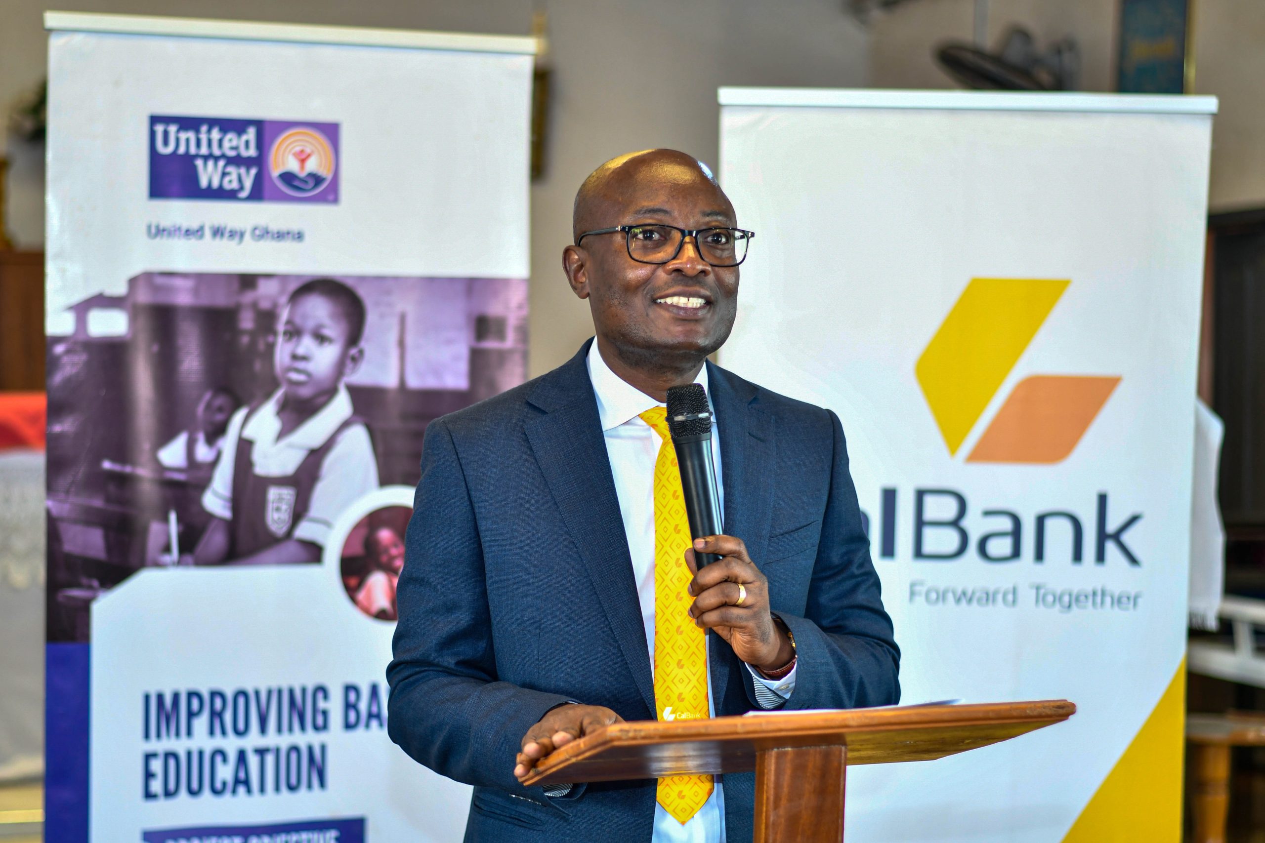 CalBank’s Managing Director, Mr. Carl Asem,