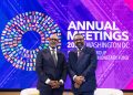 IMF African Department Director Abebe Aemro Selassie and Bank of Ghana Governor Johnson Pandit Asiama close out their Governor Talks session From Crisis to Confidence: Ghanas Journey to Macroeconomic Stabilization during the 2025 Annual Meetings of the World Bank Group and International Monetary Fund in Washington, DC, on October 16, 2025.  IMF Photo/Alyssa Schukar