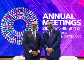 IMF African Department Director Abebe Aemro Selassie and Bank of Ghana Governor Johnson Pandit Asiama close out their Governor Talks session From Crisis to Confidence: Ghanas Journey to Macroeconomic Stabilization during the 2025 Annual Meetings of the World Bank Group and International Monetary Fund in Washington, DC, on October 16, 2025.  IMF Photo/Alyssa Schukar
