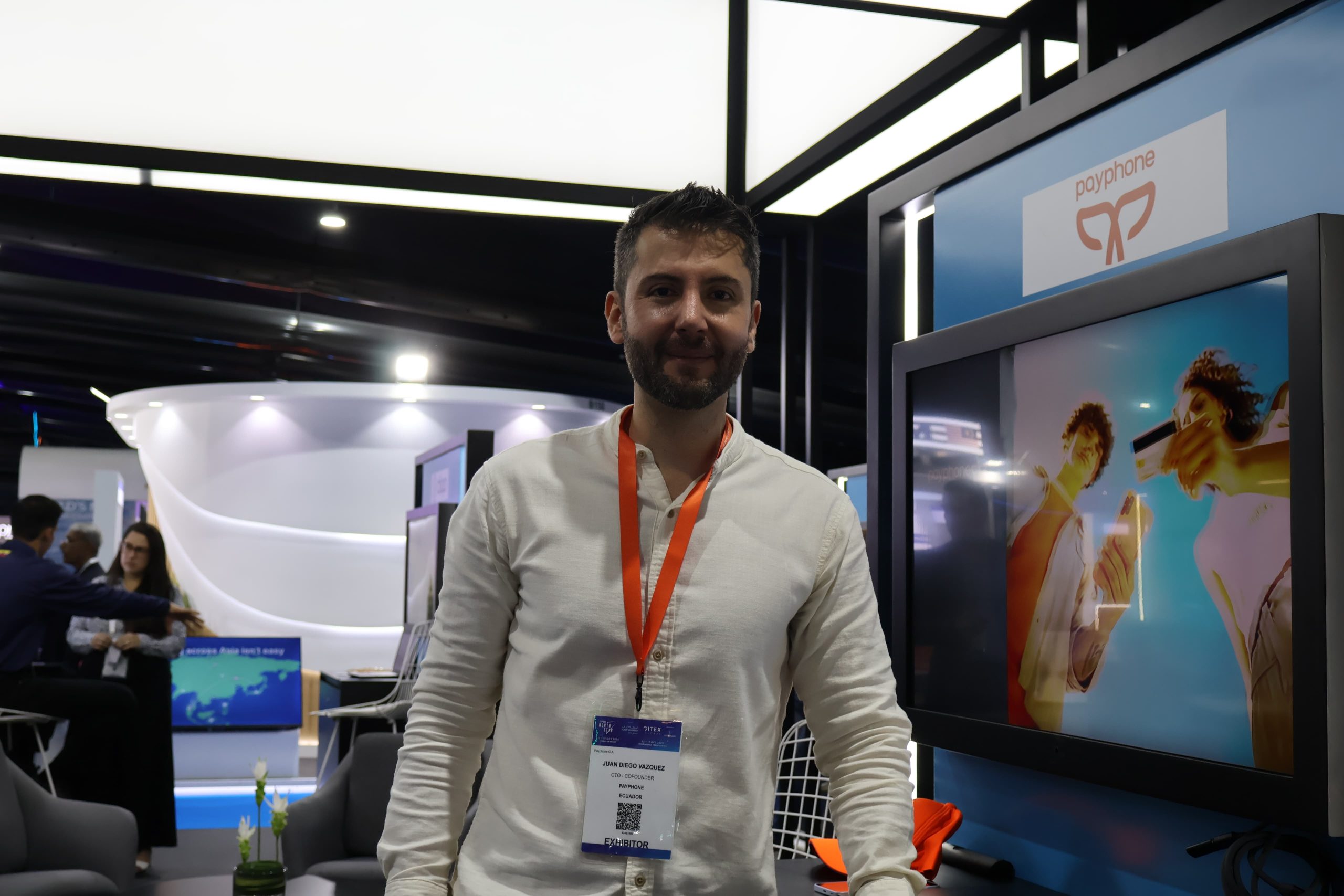 Juan Espinoza, CEO of Payphone (Photo Credit: Colin Kang)